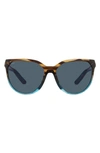 Costa Del Mar Mayfly 58mm Polarized Round Sunglasses In Gray