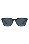 Costa Del Mar Aleta 54mm Polarized Round Sunglasses In Black