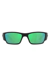 Costa Del Mar Corbina Pro 61mm Rectangular Sunglasses In Green Mirror