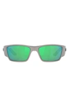 Costa Del Mar Corbina Pro 61mm Rectangular Sunglasses In Green