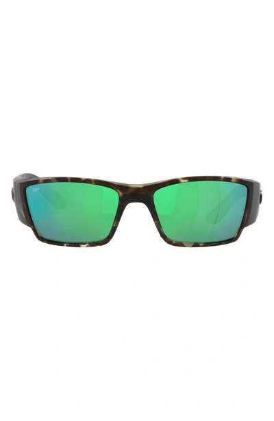 Costa Del Mar Corbina Pro 61mm Rectangular Sunglasses In Wetlands