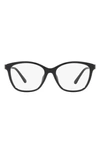 Michael Kors Boulder 55mm Square Optical Glasses In Black