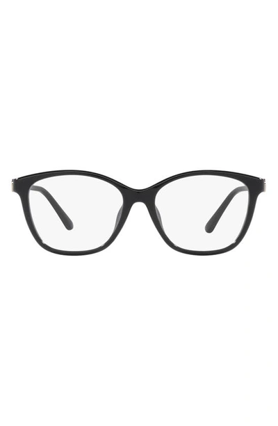 Michael Kors Boulder 55mm Square Optical Glasses In Black
