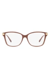 Michael Kors 55mm Round Optical Glasses In Pink