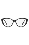 Michael Kors Amagansett 53mm Cat Eye Optical Glasses In Black