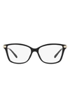 Michael Kors Georgetown 54mm Round Optical Glasses In Black