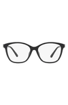 Michael Kors Boulder 53mm Square Optical Glasses In Black