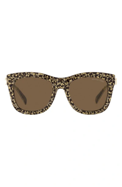 Michael Kors Empire 52mm Square Sunglasses In Brown