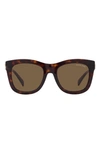 Michael Kors Empire 52mm Square Sunglasses In Dark Tort