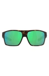 Costa Del Mar 62mm Square Sunglasses In Green