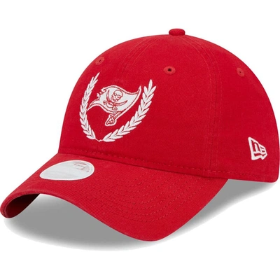 New Era Red Tampa Bay Buccaneers Leaves 9twenty Adjustable Hat