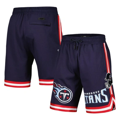 Pro Standard Navy Tennessee Titans Classic Chenille Shorts