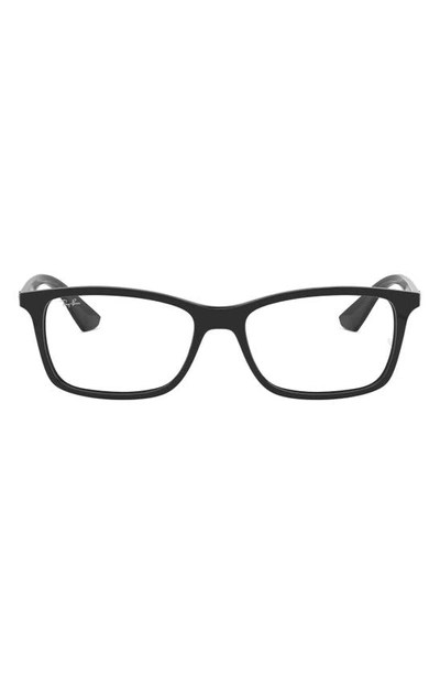 Ray Ban 54mm Optical Glasses In Top Black