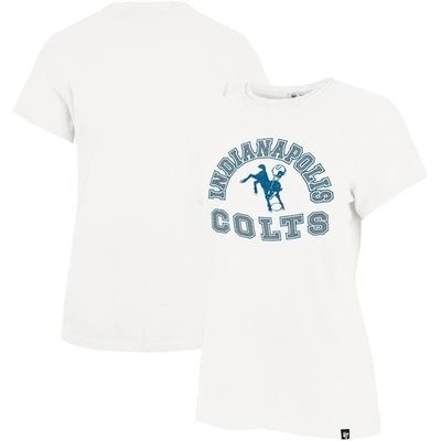 47 ' White Indianapolis Colts Frankie T-shirt
