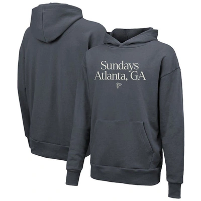 Majestic Unisex  Threads  Gray Atlanta Falcons Sundays Pullover Hoodie