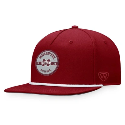 Top Of The World Maroon Mississippi State Bulldogs Bank Hat