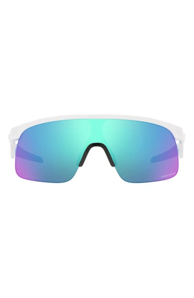 Oakley Kids' Resistor Shield-frame Sunglasses In White