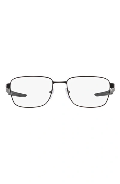 Prada 57mm Pillow Optical Glasses In Matte Black