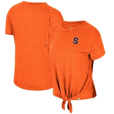 Colosseum Orange Syracuse Orange Finalists Tie-front T-shirt