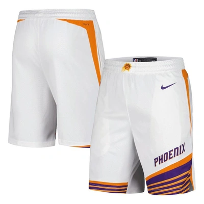 Nike White Phoenix Suns Swingman Performance Shorts