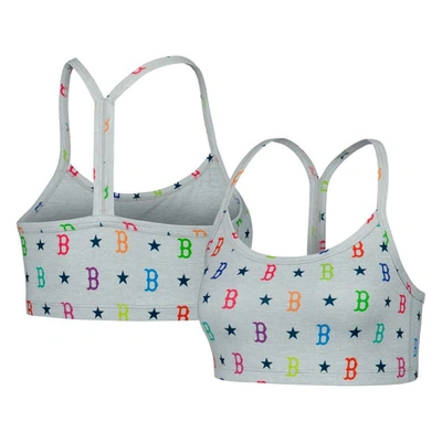 Terez Grey Boston Red Sox Tlc Rainbow Bra