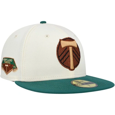 New Era Cream Portland Timbers Woodgrain 59fifty Fitted Hat