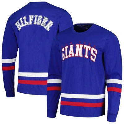 Tommy Hilfiger Royal/red New York Giants Nolan Long Sleeve T-shirt