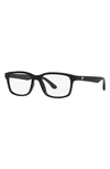 Dolce & Gabbana Kids' 48mm Rectangular Optical Glasses In Black