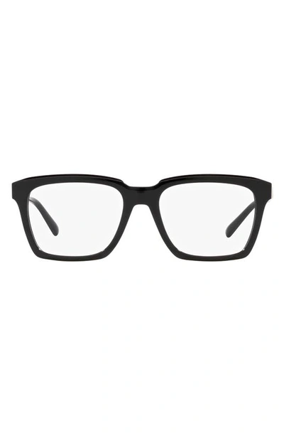 Dolce & Gabbana 54mm Square Optical Glasses In Black