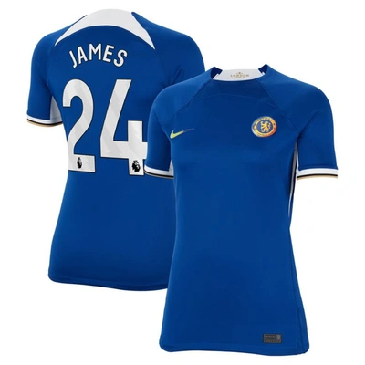 Nike Reece James Chelsea 2023/24 Stadium Home  Women's Dri-fit Soccer Jersey In Blue