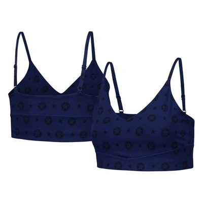 Terez Navy Houston Astros Active Bra