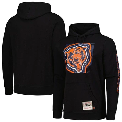 Mitchell & Ness Black Chicago Bears Gridiron Classics Big Face 7.0 Pullover Hoodie