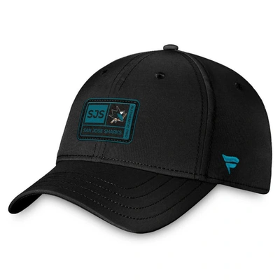Fanatics Branded  Black San Jose Sharks Authentic Pro Training Camp Flex Hat