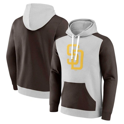 Fanatics Branded Gray/brown San Diego Padres Arctic Pullover Hoodie