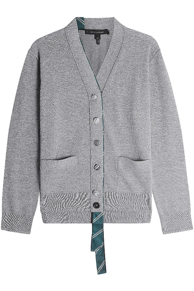 Marc Jacobs Grey Wool Jewel Buttons Cardigan