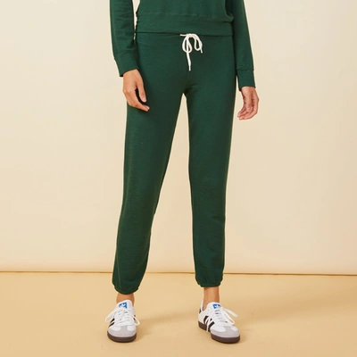 Monrow Supersoft Vintage Sweats In Evergreen