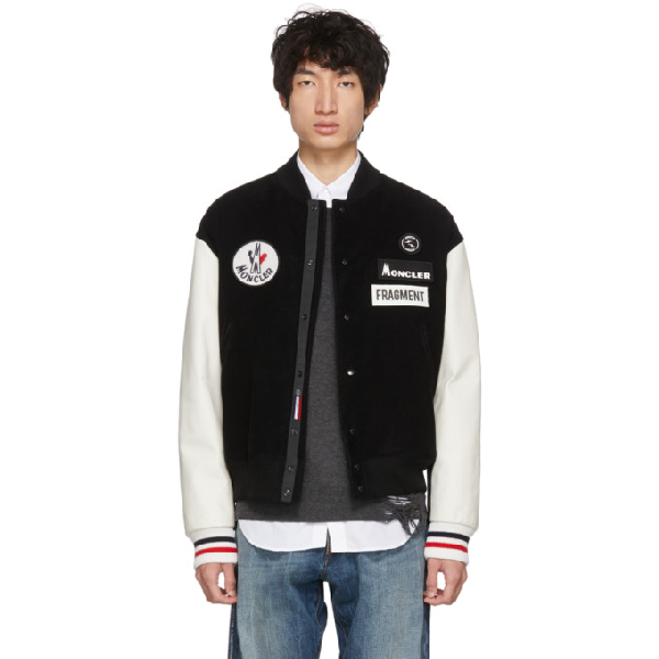 moncler fragment varsity jacket