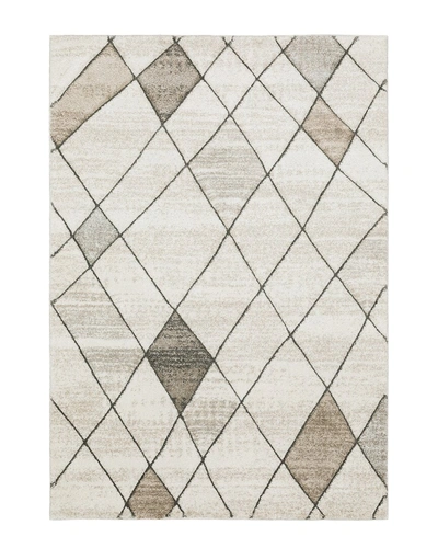 Stylehaven Calypso Primitive Lattice Power-loomed Area Rug In Beige