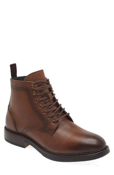 Nordstrom Kacey Combat Boot In Brown Almond