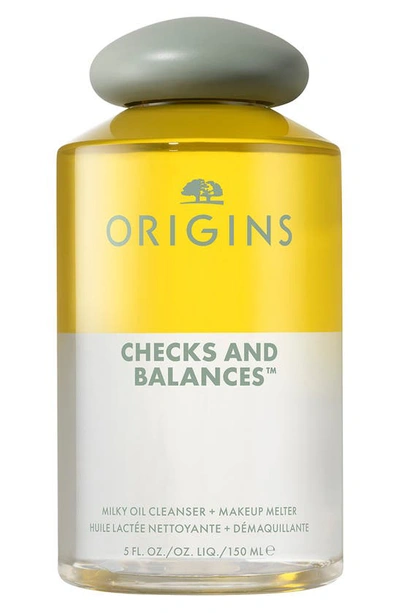 Origins Checks & Balances Milky Oil Cleanser + Makeup Melter, 5 oz