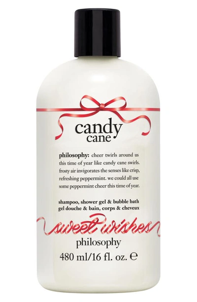 Philosophy Candy Cane Shampoo, Shower Gel & Bubble Bath In White