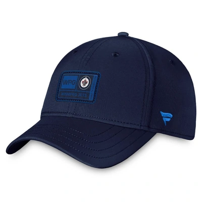 Fanatics Branded  Navy Winnipeg Jets Authentic Pro Training Camp Flex Hat