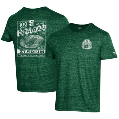 Champion Green Michigan State Spartans 100th Anniversary Spartan Stadium T-shirt
