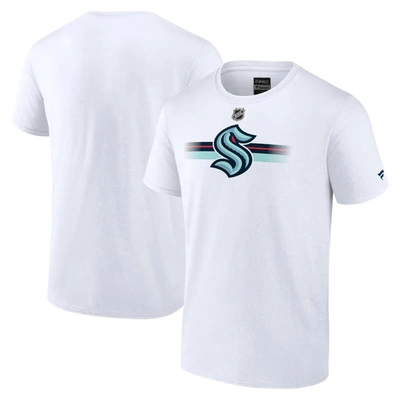 Fanatics Branded  White Seattle Kraken Authentic Pro Secondary Replen T-shirt
