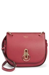 Mulberry Small Amberley Leather Crossbody Bag In Wild Berry