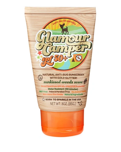 Sunshine & Glitter Glamour Camper Spf 50+ Anti-bug Sunscreen With Glitter In Multi
