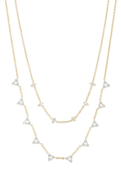 Nadri Remi Layered Cz Necklace In Gold