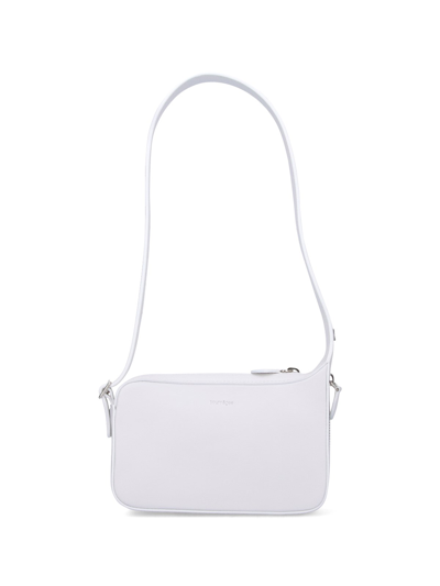 Courrèges 'racer' Small Shoulder Bag In White