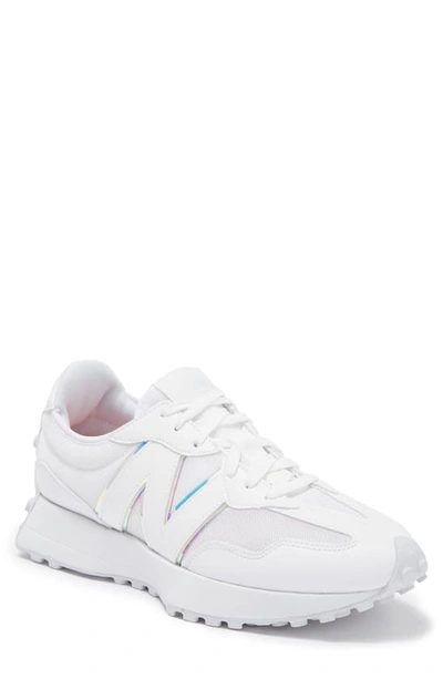 New Balance Gender Inclusive 327 Sneaker In White/ White