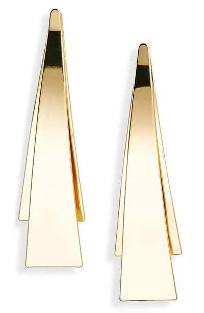 Nordstrom Angled Bar Earrings In Gold